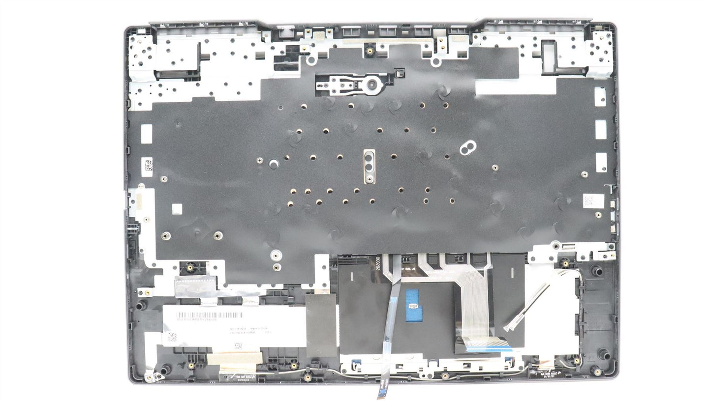 Lenovo 5 15IAH7 Palmrest Cover Touchpad Keyboard Ukrainian Storm Grey 5CB1H23665