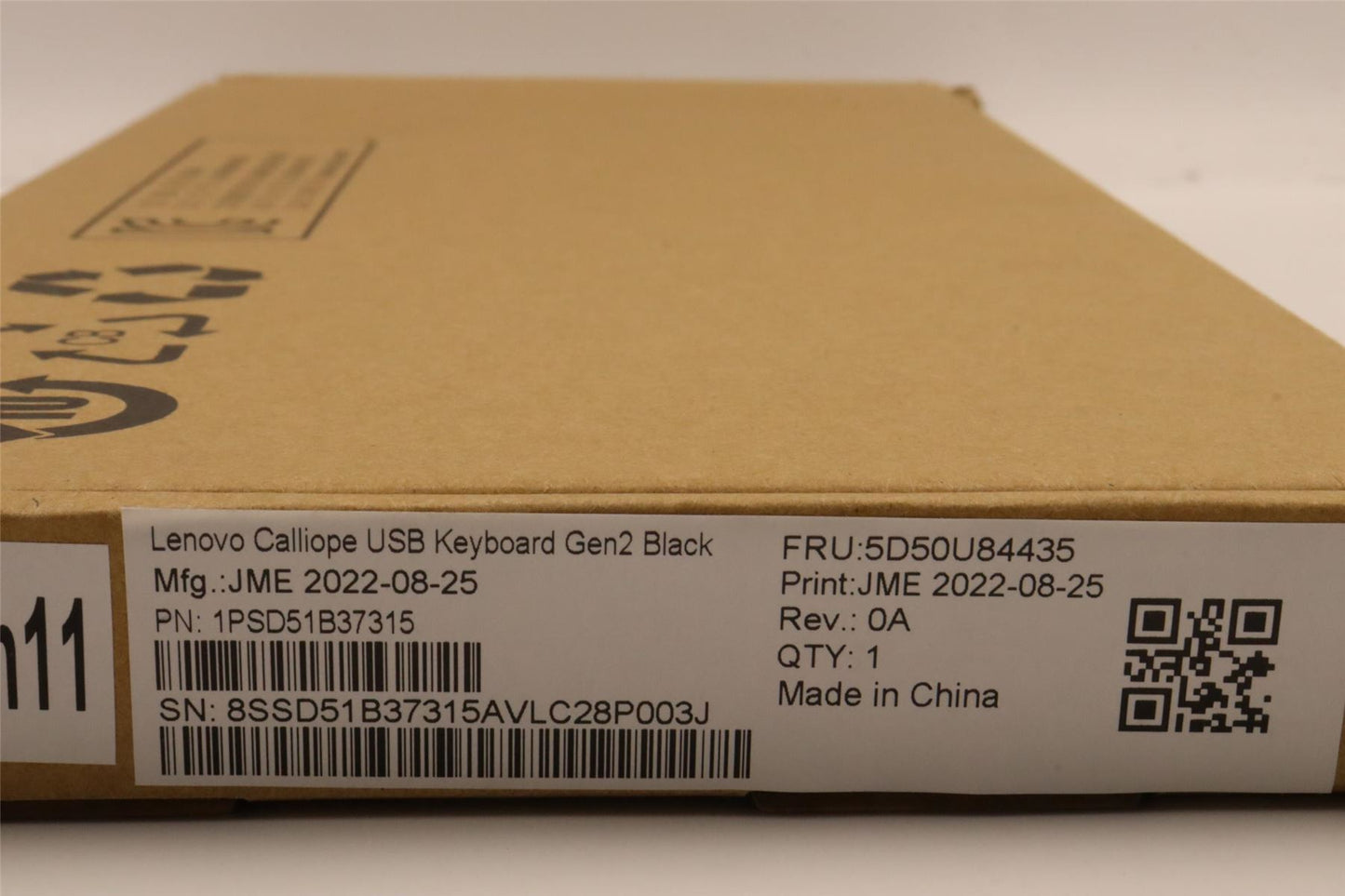 Lenovo USB Calliope KB BK UKR 5D50U84435