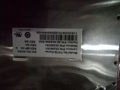 Lenovo DFT4TQ Korea101Keyblack frame KBD Keyboard 25209761