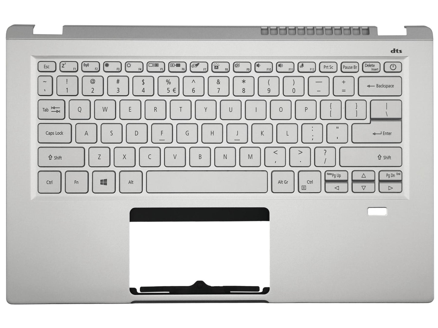 Acer Swift SF314-43 Palmrest Cover Keyboard US International Silver 6B.AB1N2.001