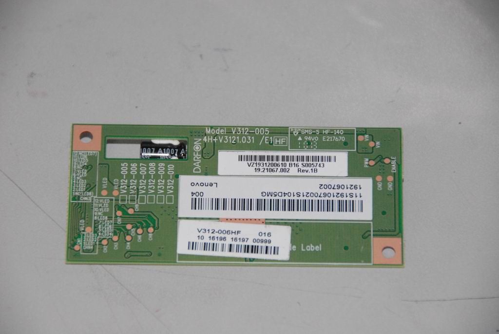 Lenovo A700 Sams LTM230HT05 W/Ocable M.2 Converter Board 31045257