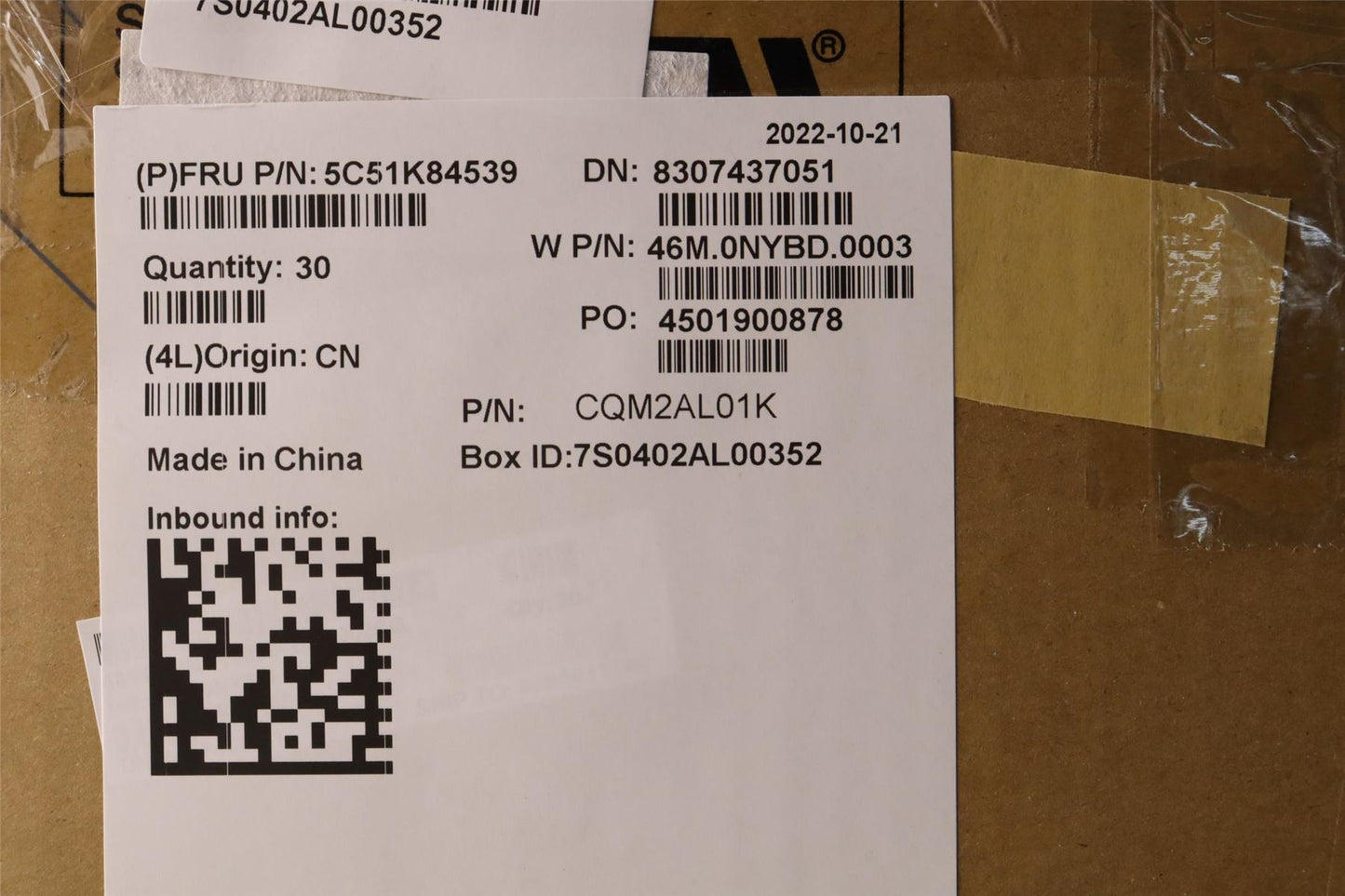 Lenovo FRU Sub card IO board 300W GEN3 5C51K84539