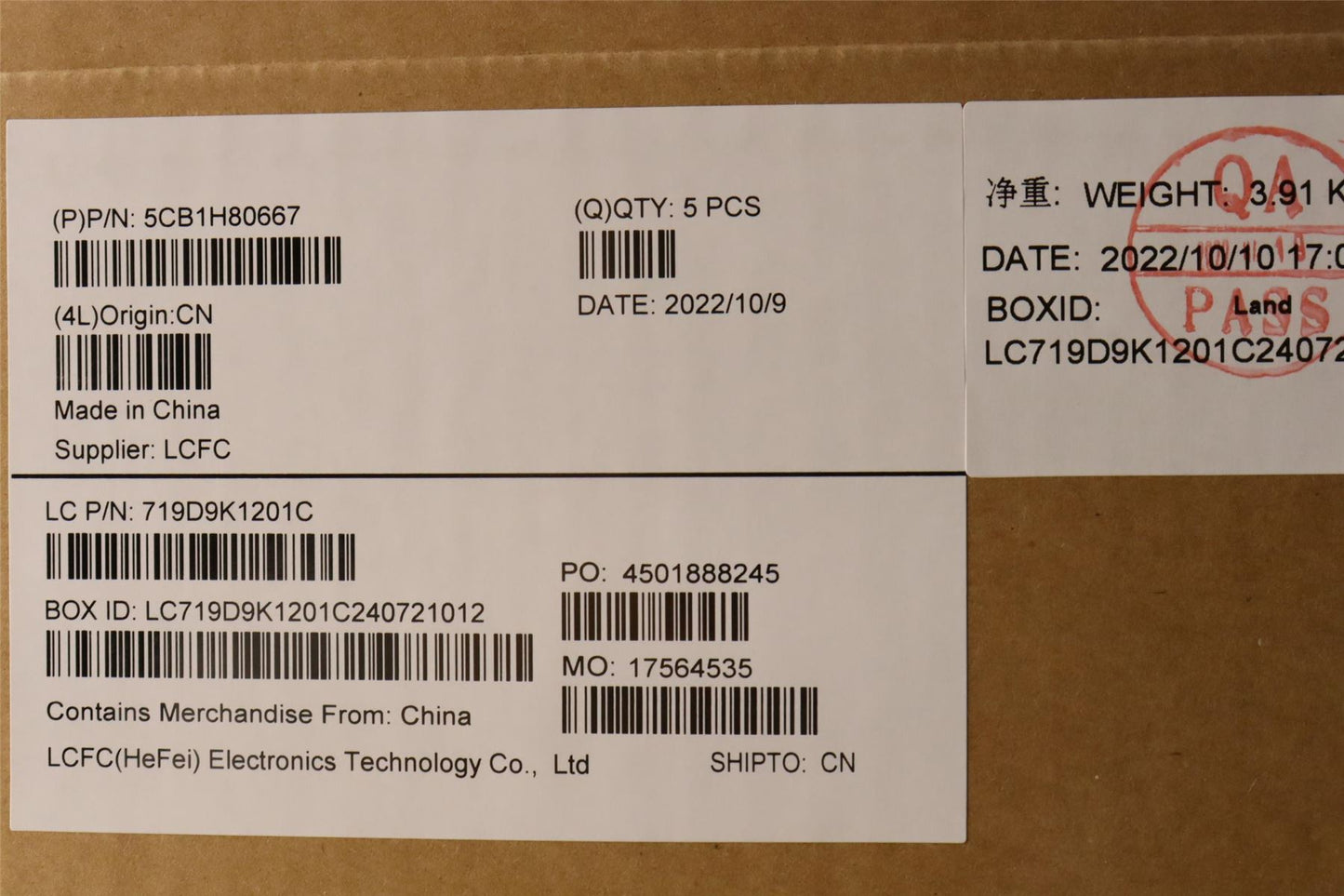 Lenovo Upper Case ASM_ITA L82RL FP AB U 5CB1H80667