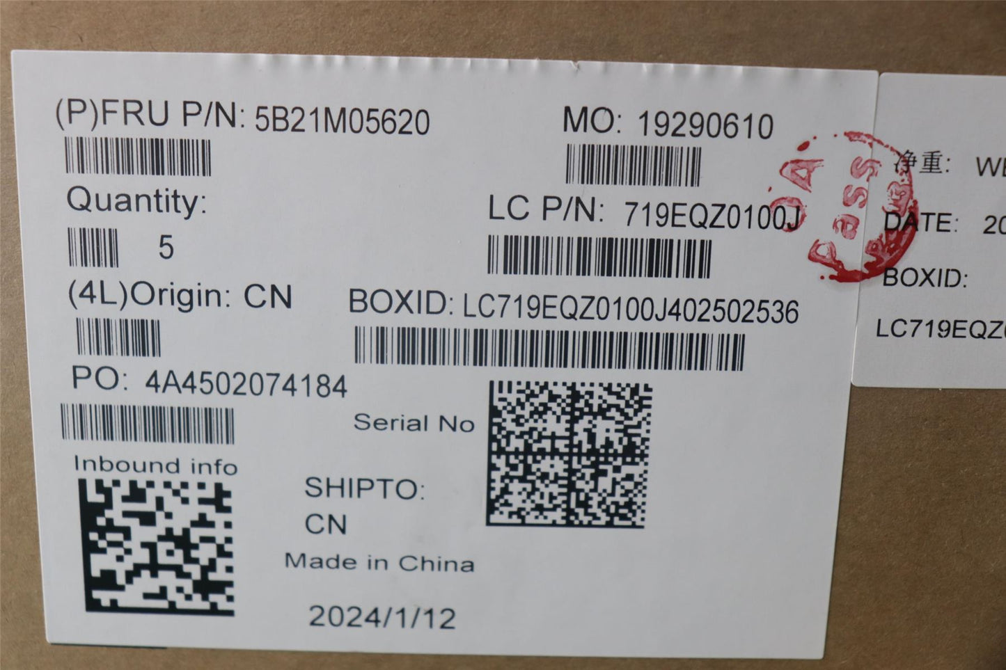 Lenovo NOK,R77840,DIS,32,yA,YdTL3,yAB 5B21M05620