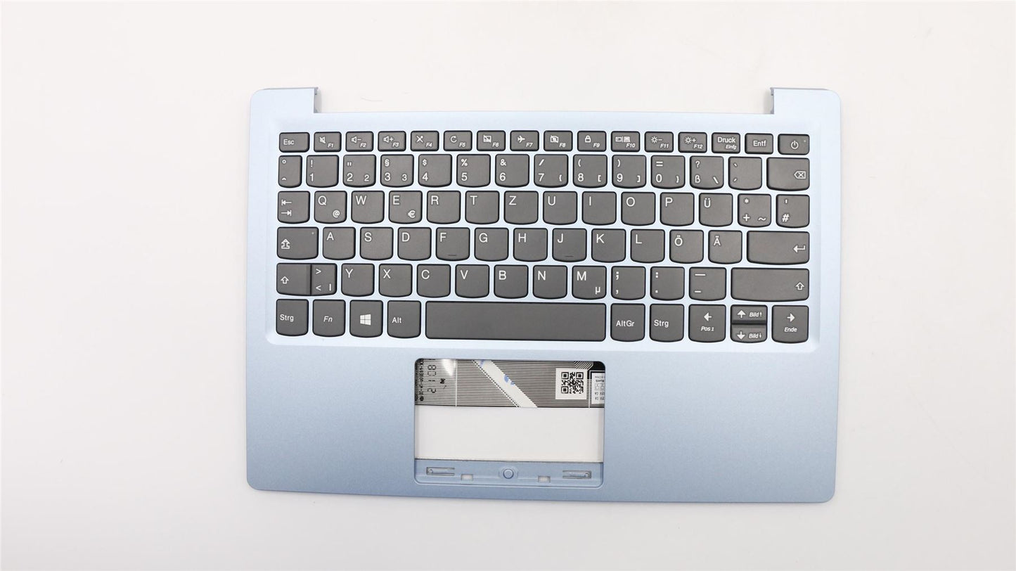 Lenovo IdeaPad 120S-11IAP Keyboard Palmrest Top Cover German Blue 5CB0P23657