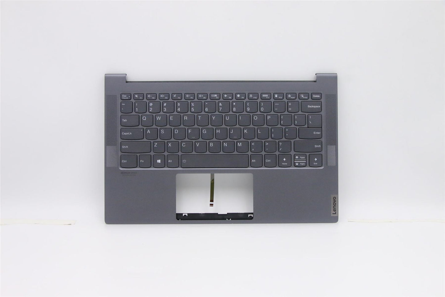 Lenovo Yoga 7-14ARE05 Keyboard Palmrest Top Cover Bulgairian Grey 5CB0Z32102