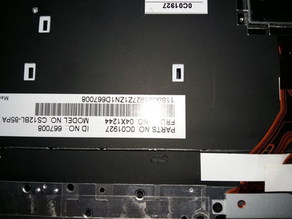 Lenovo FRU CS12 B/L KBD BRA CHY Brazilian Portuguese Keyboard 04X1244