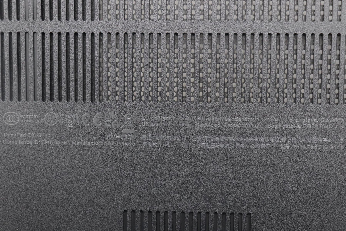 Lenovo FRU E16G1_DCOVER_PL_BK W/SCREW ROW 5CB1M21471