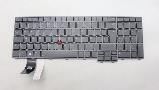 Lenovo ThinkPad P16s 1 T16 1 Tastatur belgisches Schwarz mit Hintergrundbeleuchtung 5N21D93840