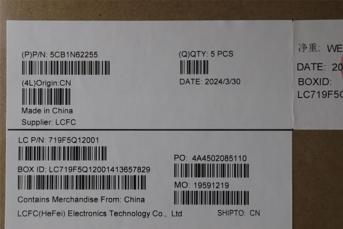 Lenovo Upper Case ASM_ENG L 83DNTT PS 5CB1N62255