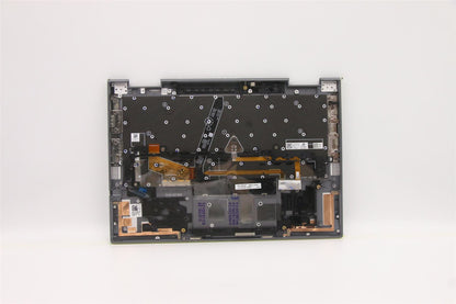 Lenovo Yoga X1 6th Keyboard Palmrest Top Cover Spanish Grey 5M11C40991