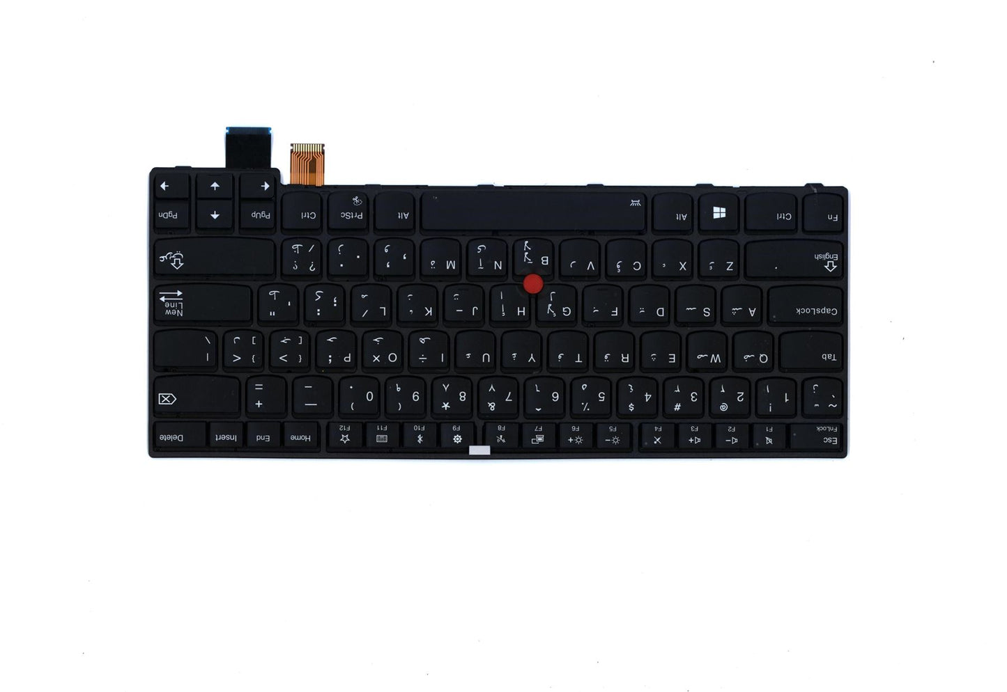 Lenovo ThinkPad T470s 13 Gen 2 Keyboard Arabic Black Backlit 01EN728