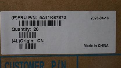 Lenovo AC_ADAPTER PD,180W,36/28~5V,3P,WW,LTN 180W USB-C 5V 3 Pin AC Charger Adapter 5A11K67872