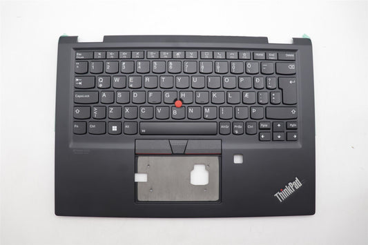 Lenovo Yoga X13 Gen 1 Keyboard Palmrest Top Cover Icelandic Black 5M10Y85884