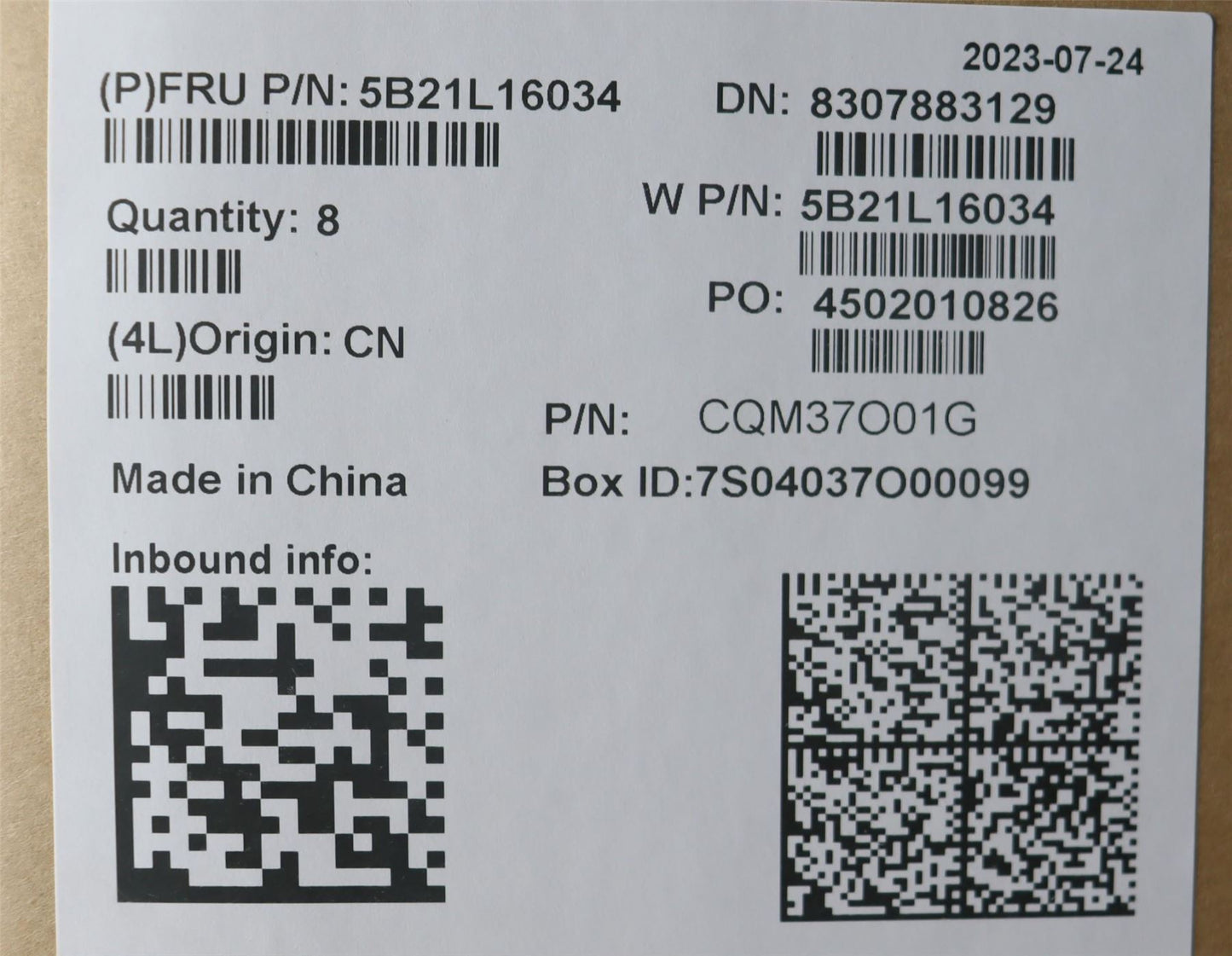 Lenovo FL R7P 7730U UMAPL WINYD YfL3NA 5B21L16034