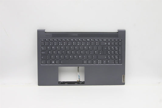 Lenovo Yoga 7-15ITL05 Keyboard Palmrest Top Cover UK Grey 5CB1B10138
