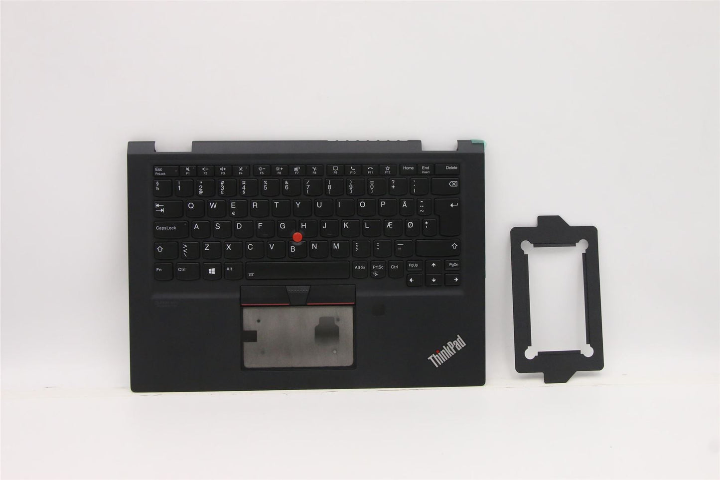Lenovo Yoga X13 1 Keyboard Palmrest Top Cover Danish Black Backlit 5M10Y85850
