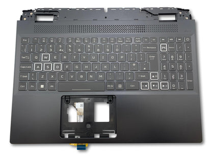 Acer Nitro AN515-58 AN515-46 Palmrest Cover Keyboard UK Black 6B.QFMN2.013