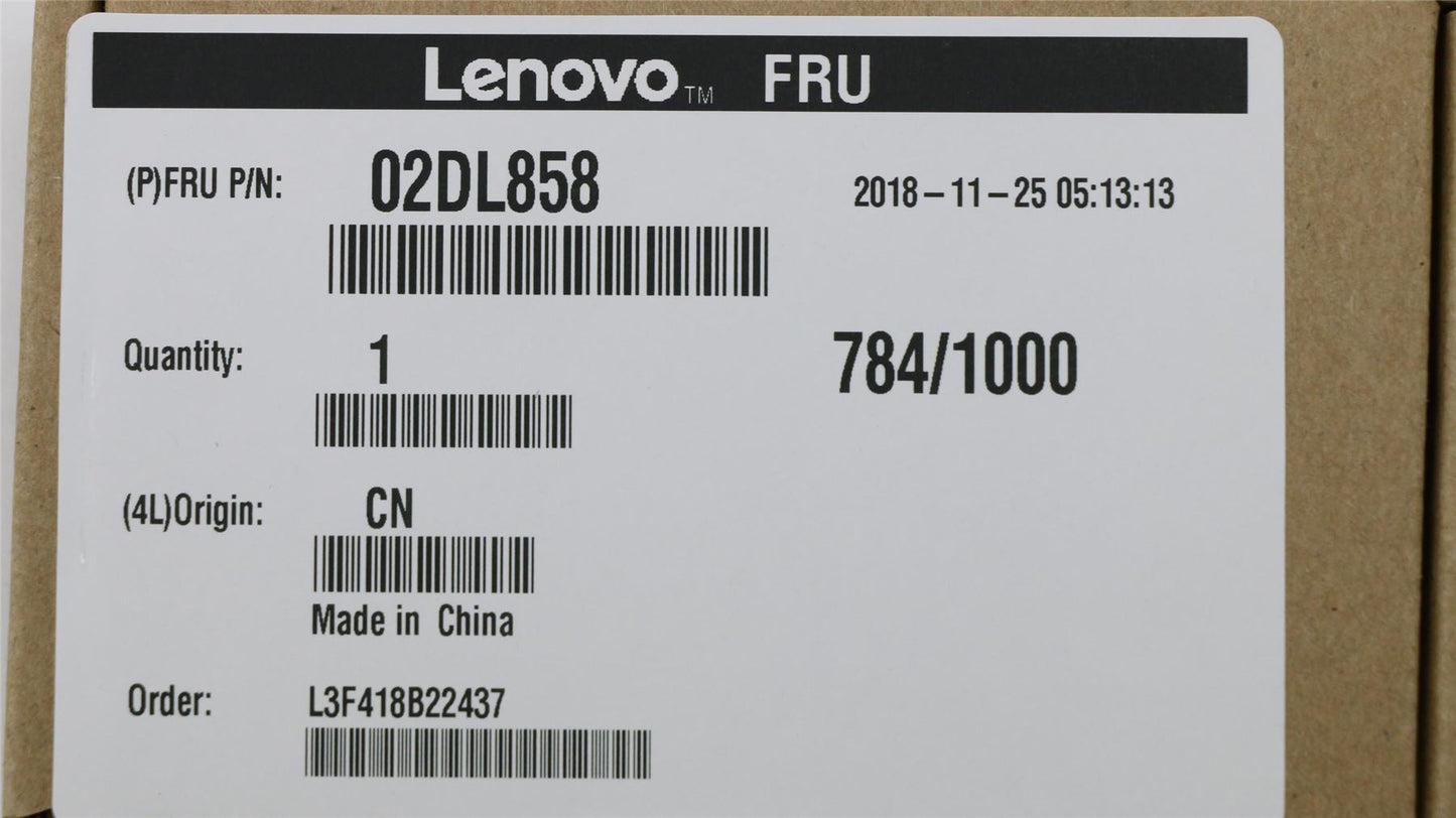 Lenovo 02DL858 LABEL Finn AMD Label FRU Kit LIPC