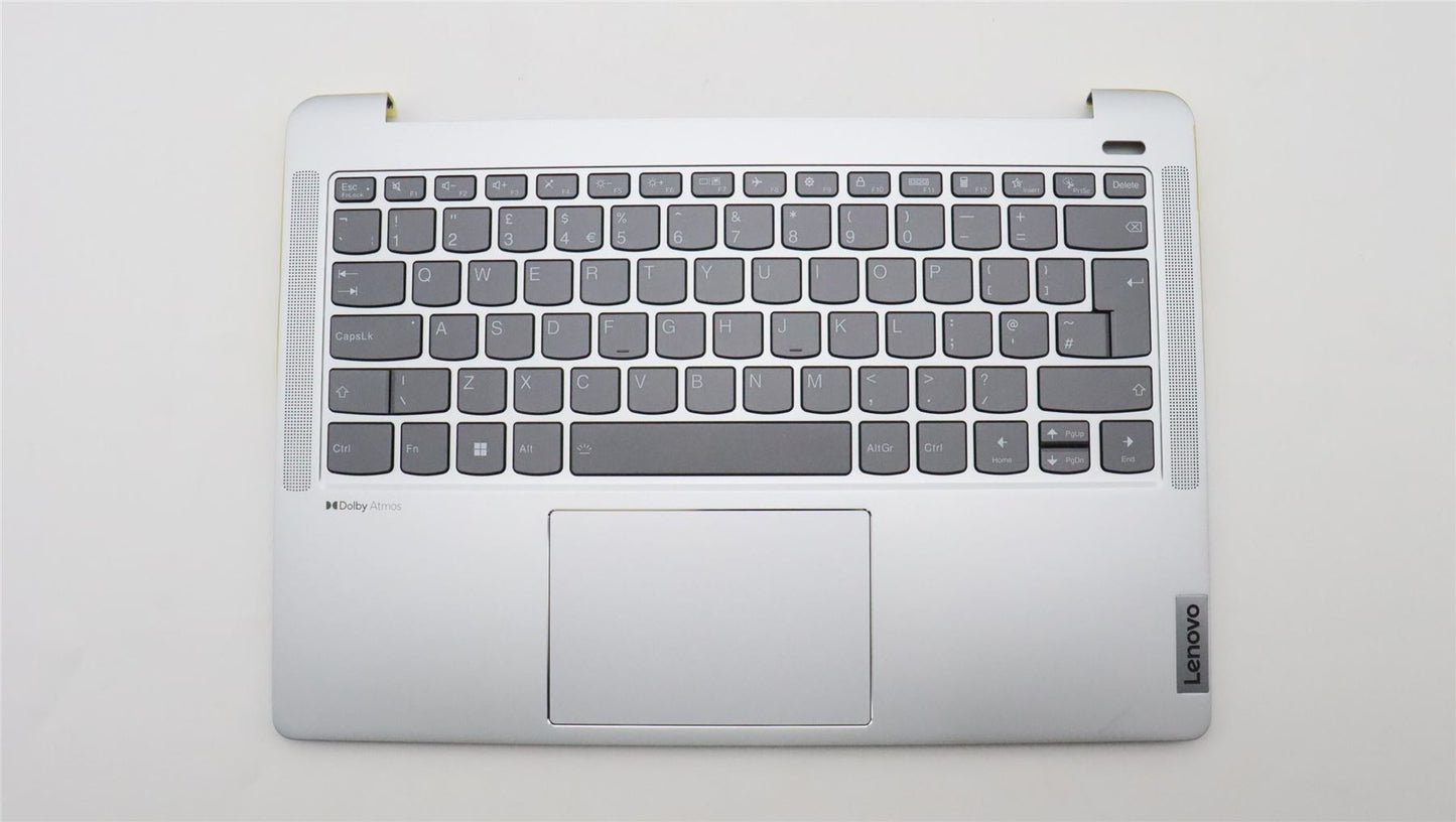 Lenovo IdeaPad 5 14IAP7 Palmrest Cover Touchpad Keyboard UK Silver 5CB1H81095