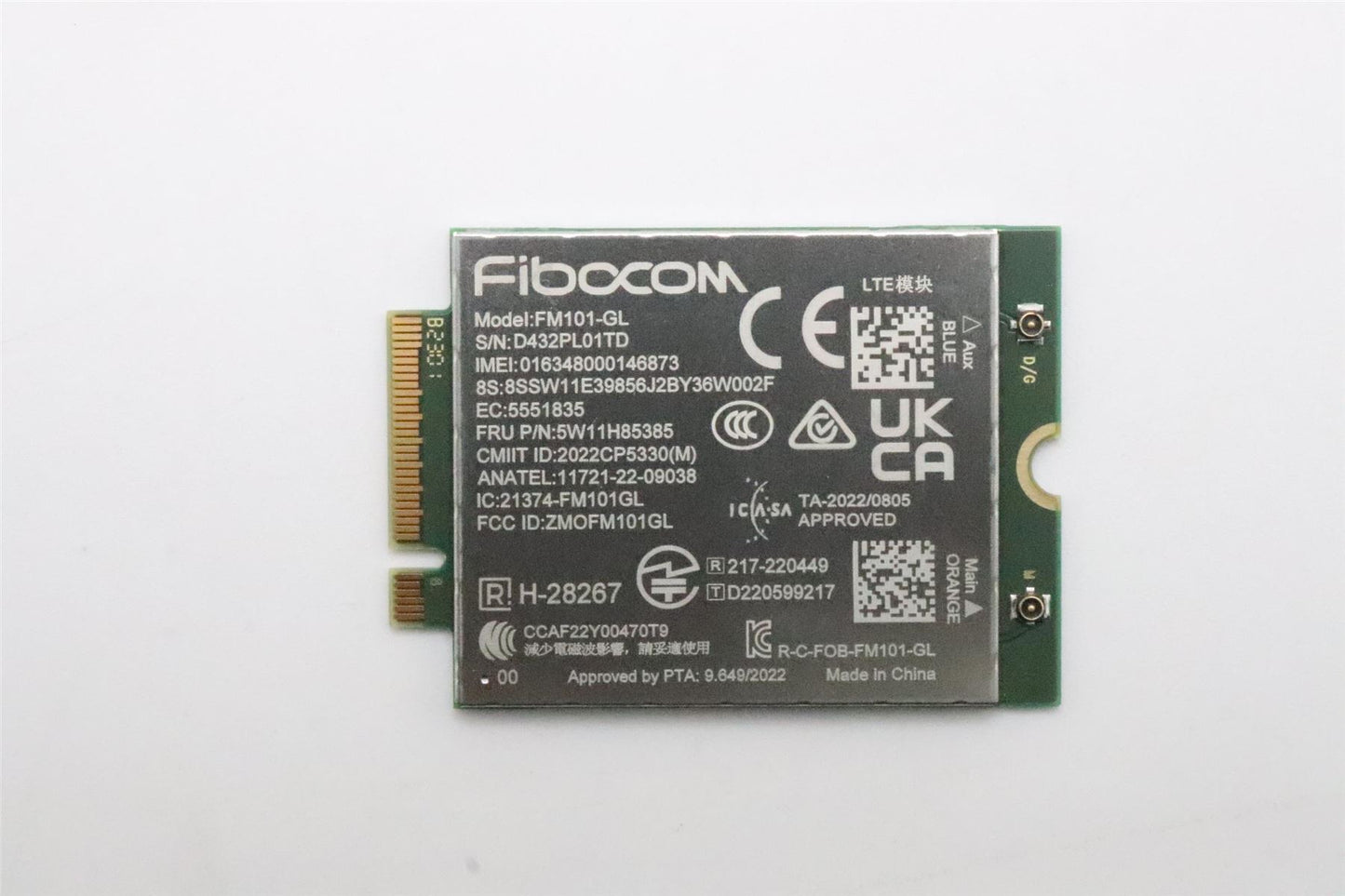 Lenovo Wireless,WWANN,FBC,FM101 W 5W11H85385