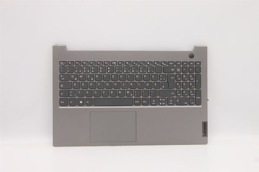 Lenovo ThinkBook 15 G3 ACL Keyboard Palmrest Top Cover German Grey 5CB1C88669