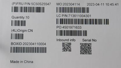 Lenovo CARDPOP WT 82XK FP BD 5C50S25547