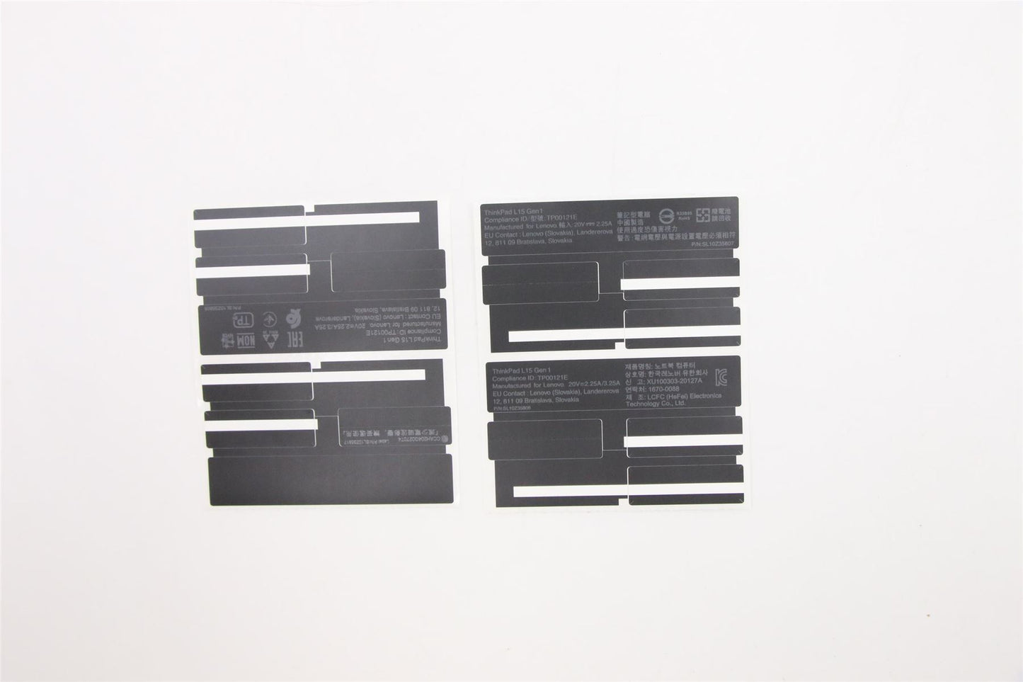 Lenovo Thor1 AMD FRU Label KIT 5L10V15312