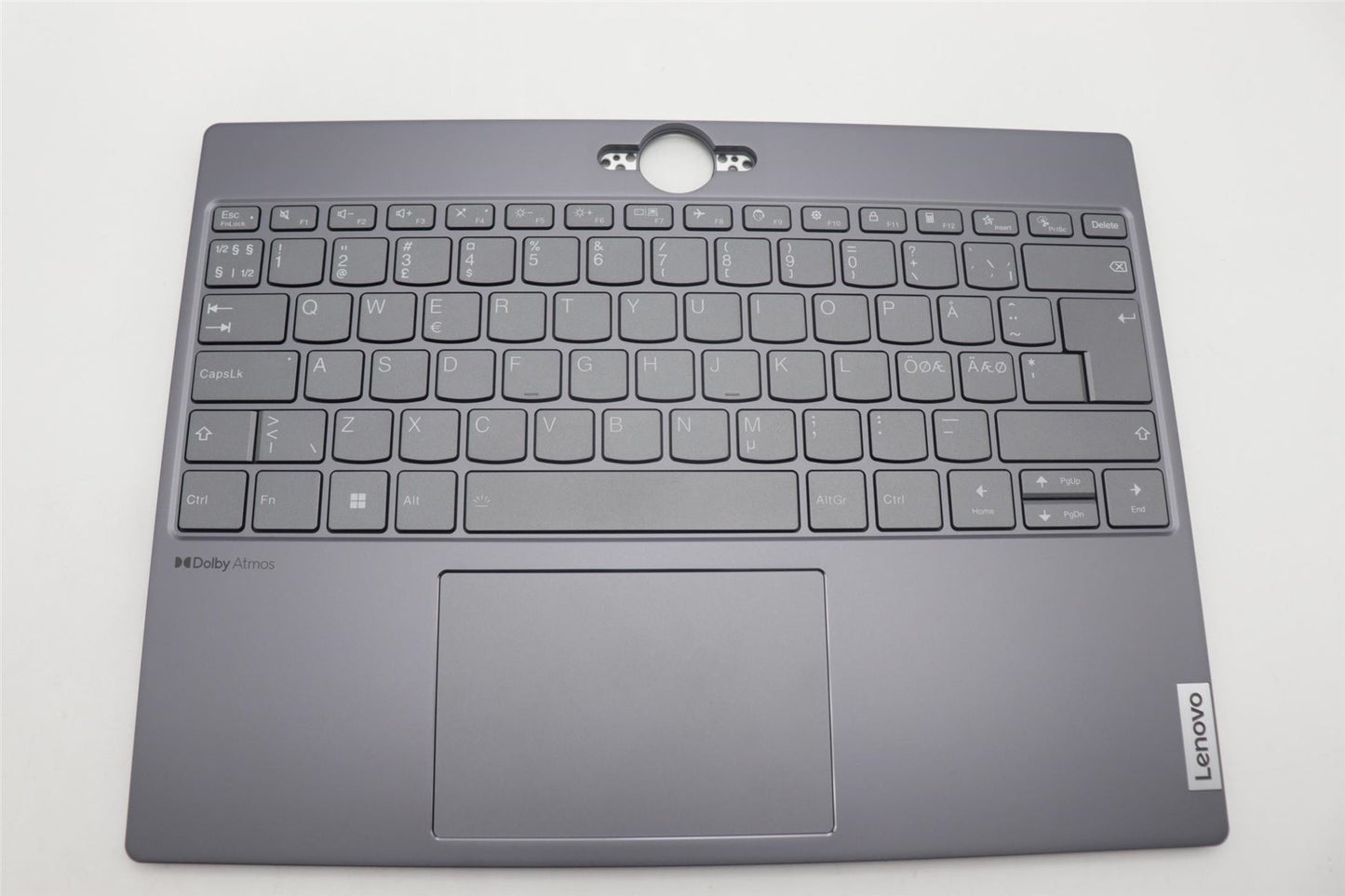 Lenovo ThinkBook G4 IRU Palmrest Cover Touchpad Keyboard Nordic Grey 5CB1L79952
