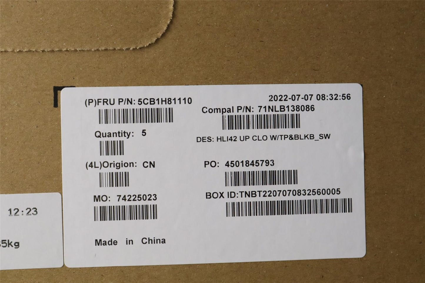 Lenovo IdeaPad 5 14IAP7 5 14ARH7 Palmrest Cover Touchpad Keyboard 5CB1H81110