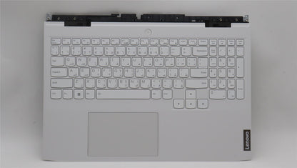 Lenovo IdeaPad 3 15ARH7 Palmrest Cover Touchpad Keyboard Arabic White 5CB1J41944