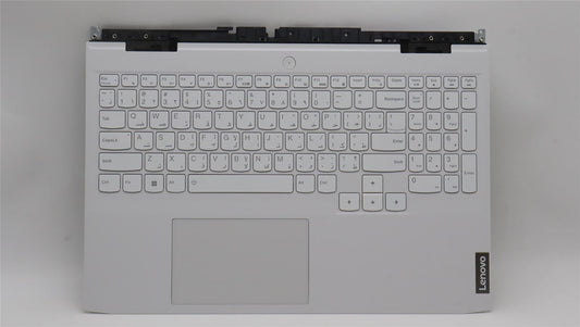 Lenovo IdeaPad 3 15ARH7 Palmrest Cover Touchpad Keyboard Arabic White 5CB1J41944