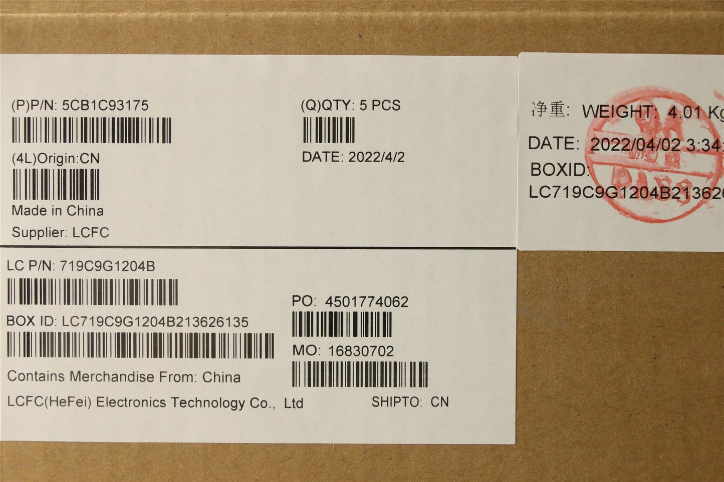 Lenovo Upper Case ASM_ITA L82JS SGw/WHWRF 5CB1C93175