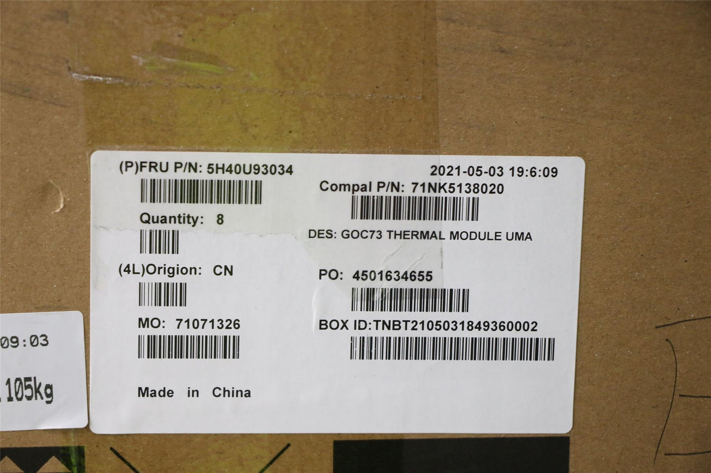 Lenovo HEATSINK A360 ITL 35W UMA TM 5H40U93034