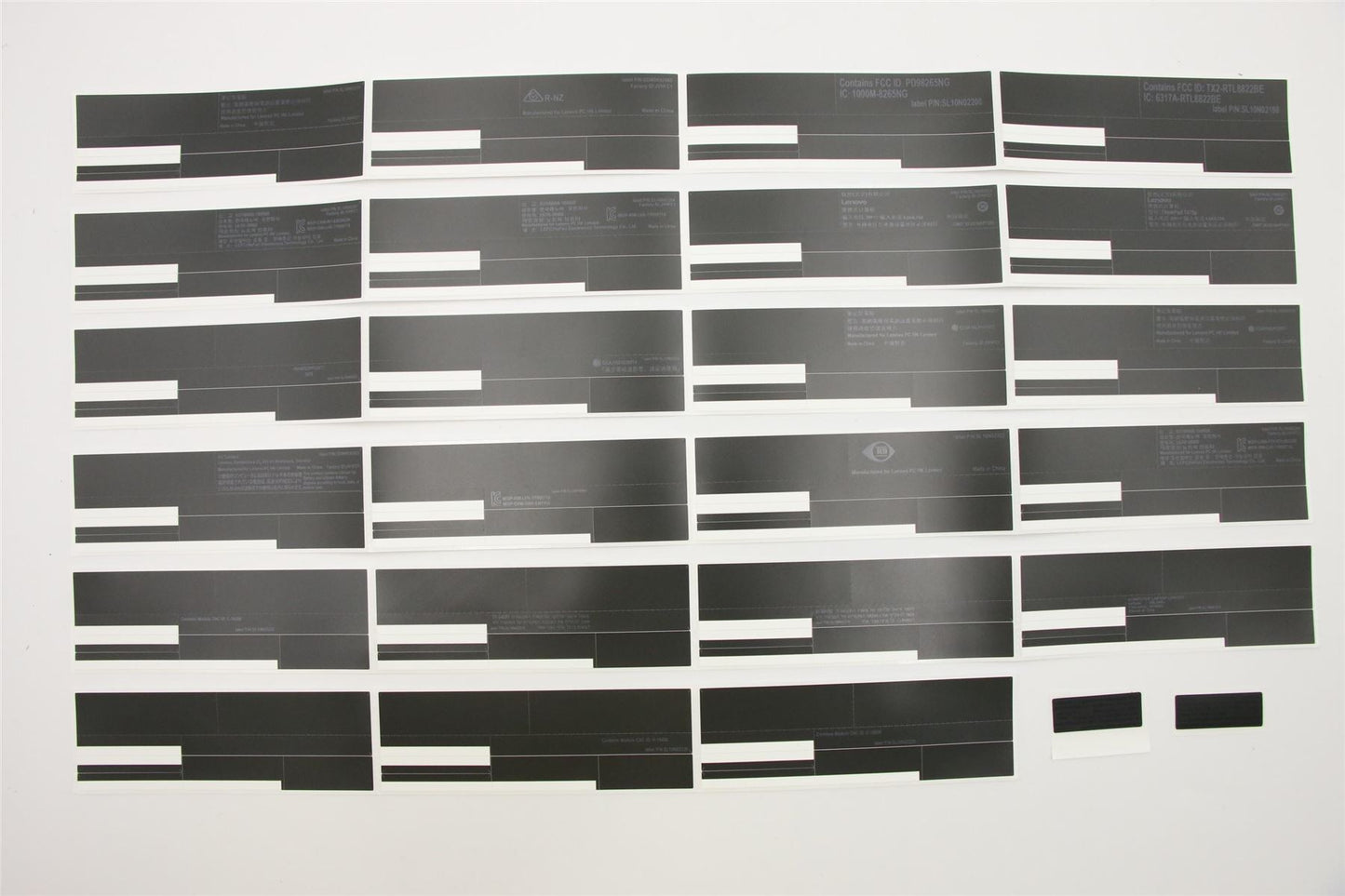 Lenovo LABEL FRU GEO Label kits 01LW037