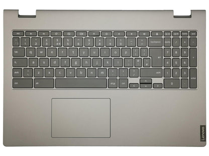 Lenovo Chromebook C340-15 Keyboard Palmrest Top Cover UK Grey Backlit 5CB0U43700