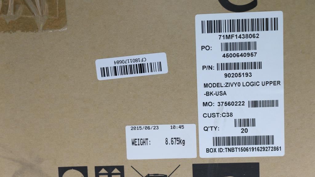Lenovo ZIVY0 Upper Case BK W/KB-USA US English Keyboard 90205193