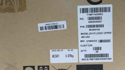 Lenovo ZIVY0 Upper Case BK W/KB-USA US English Keyboard 90205193