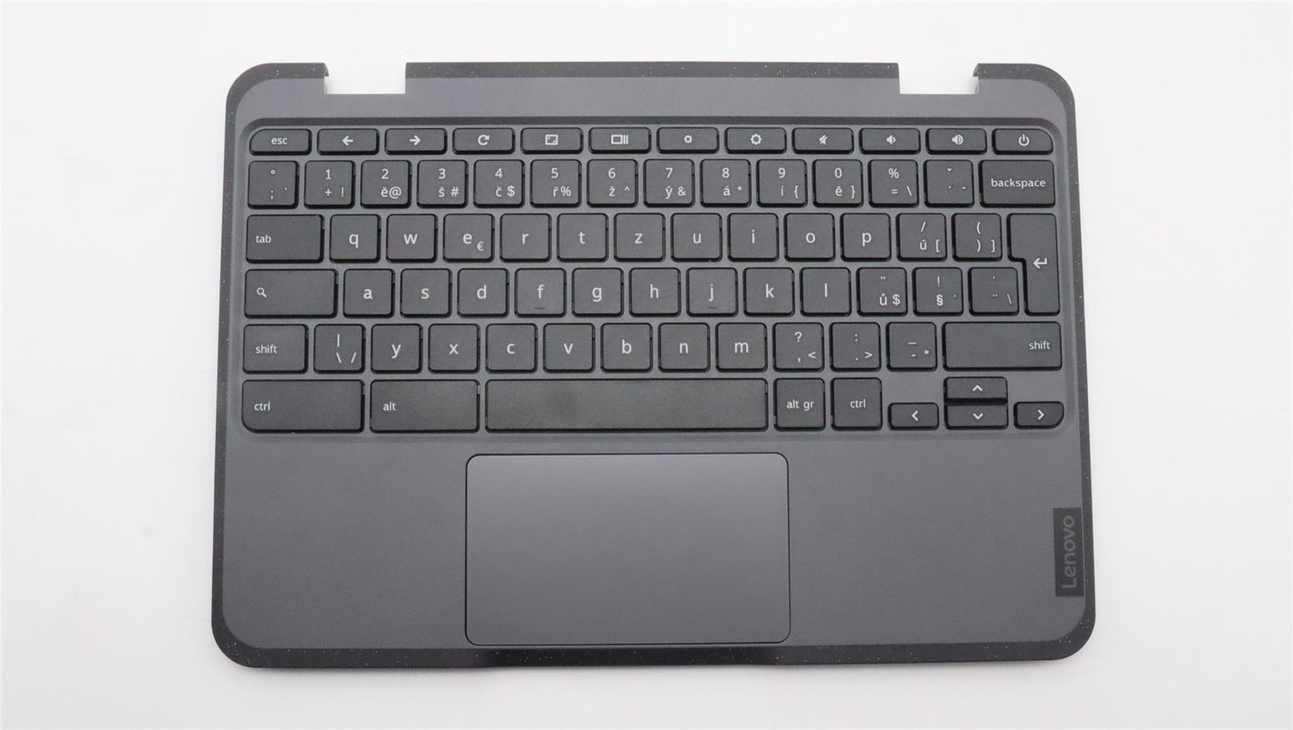 Lenovo 100e Gen 3 Keyboard Palmrest Top Cover Czech Black 5M11H52638