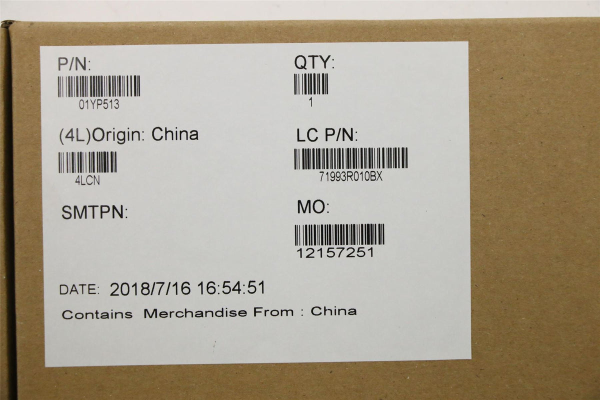 Lenovo ThinkPad E480 E485 T480s L480 L380 T490 Keyboard Thai Black 01YP513