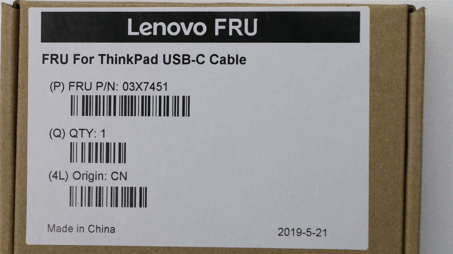 Lenovo Dock USB-C Dock USB-C Cable 03X7451