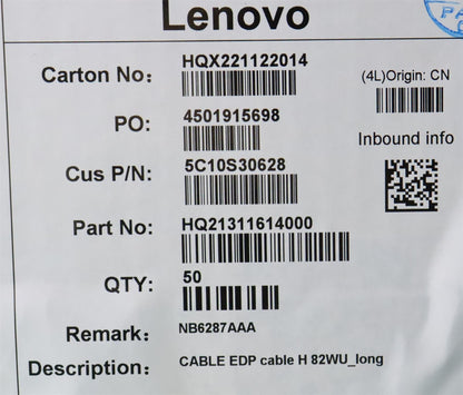 Lenovo Yoga 6 14IAP8 6 14IRP8 6 14APU8 Cable Lcd Screen Display LED 5C10S30628
