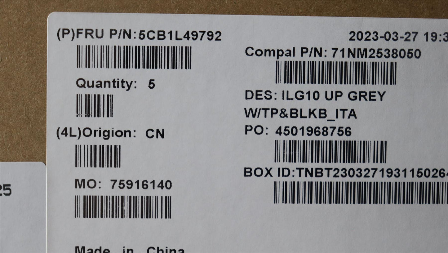 Lenovo LOQ 15APH8 LOQ 15IRH8 Palmrest Cover Touchpad Keyboard Italian 5CB1L49792