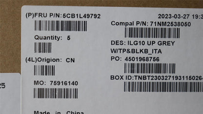 Lenovo LOQ 15APH8 LOQ 15IRH8 Palmrest Cover Touchpad Keyboard Italian 5CB1L49792