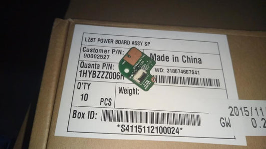 Lenovo IdeaPad U410 Touch Power Button Board 90002527
