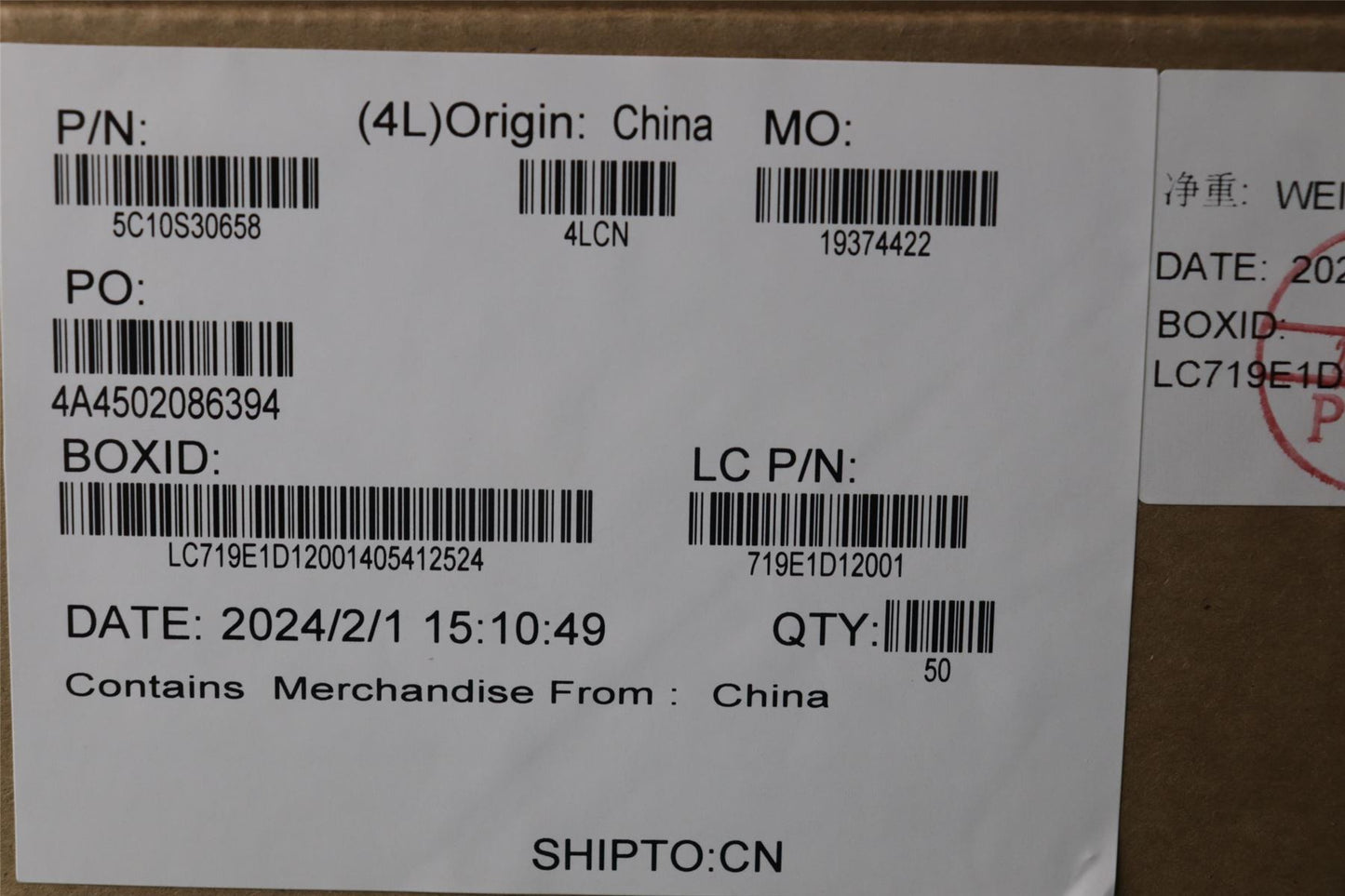 Lenovo V15 G4 AMN V15 G4 IAN IO Cable 5C10S30659