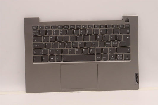 Lenovo ThinkBook 14 G4 IAP Palmrest Cover Touchpad Keyboard Nordic 5CB1J09085