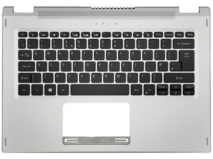 Acer Spin SP114-31N Palmrest Cover Keyboard UK Silver 6B.ABFN1.031