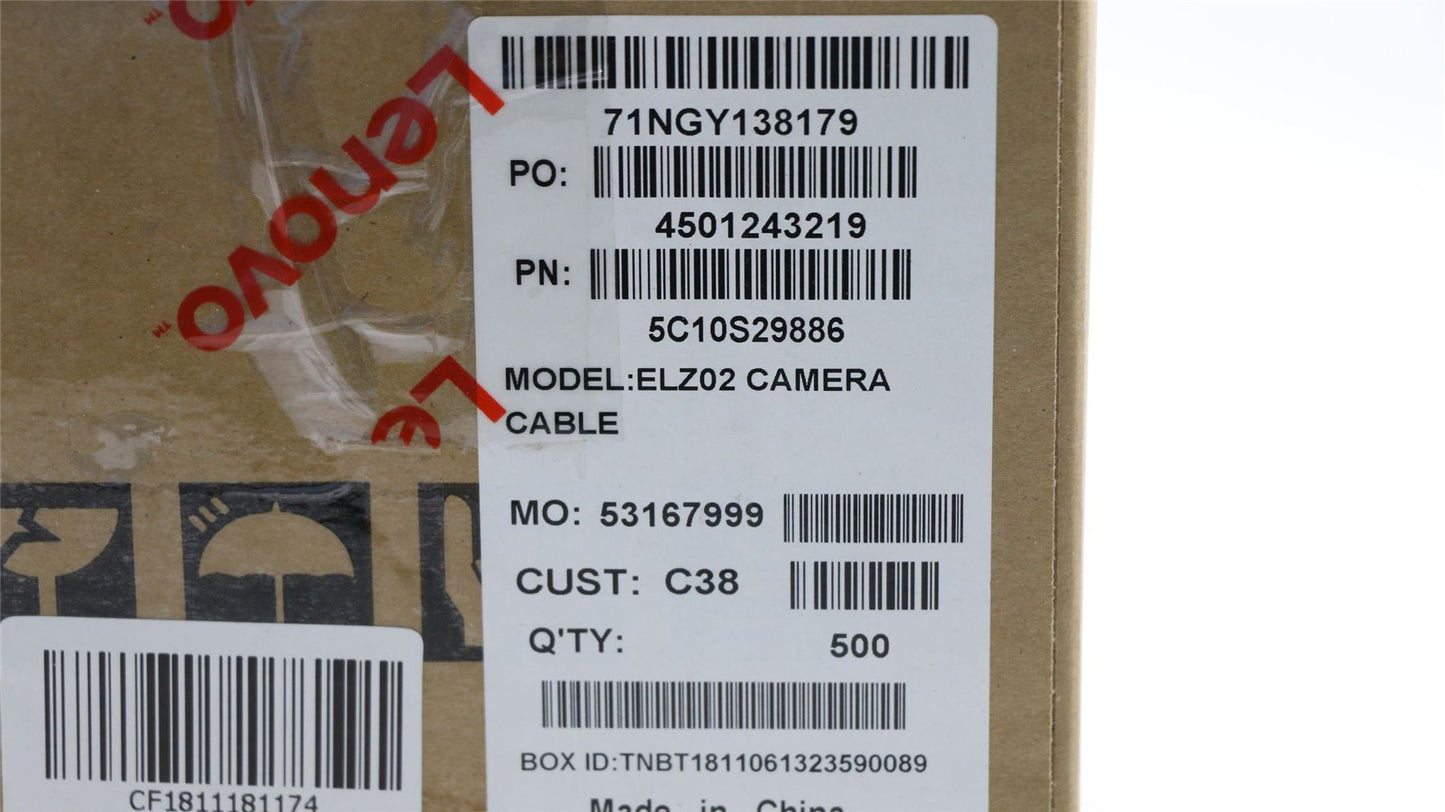Lenovo IdeaPad S530-13IWL S530-13IML Cable Webcam Camera 5C10S29886