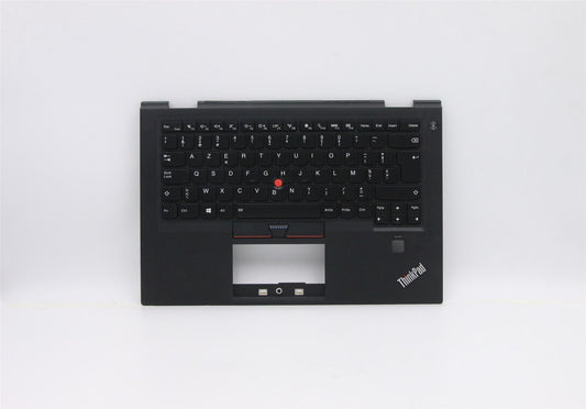 Lenovo Carbon X1 4th Keyboard Palmrest Top Cover Belgian Black Backlit 01AV158